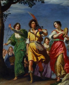 De triomf van David, 1610