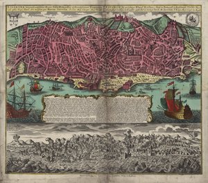 Kaart uit de kaartencollectie van de Nationale Bibliotheek. De kaart is uitgegeven in Augsburg door Matthäus Seutter
