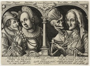 Jeugd en Ouderdom door Matthaus Greuter