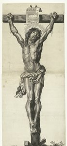 Christus aan het kruis door Mattheus Borrekens