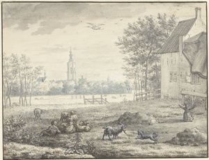 Gezicht op Den Haag