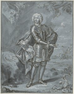 Portret van een onbekende man in harnas