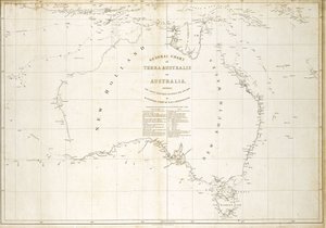 Kaart van Australië