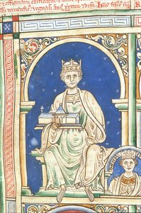Hendrik II van Engeland uit de Historia Anglorum, Chronica majora