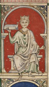 Koning Willem Rufus uit de Historia Anglorum, Chronica majora