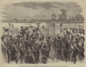 De Vrijwilligersparade, het Vertrek van Hare Majesteit door Matthew Somerville Morgan