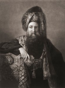 Edward Wortley Montagu. Portret. (prent)
