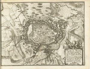 Beleg van Bergen, 1709 door Matthijs Pool (possibly)