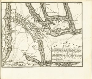 Slag bij Ramillies, 1706 door Matthijs Pool (possibly)