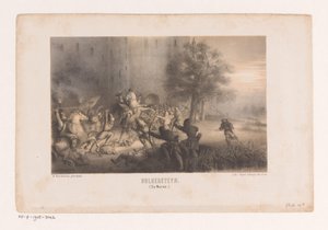 Bulgersteyn belegerd door de Noormannen door Matthijs Willem Gerardus Michielsen