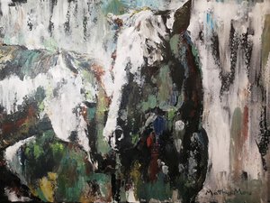 Dynamisch paardenkoppel door Matthys Moss