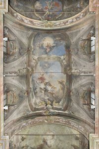 Plafond van het schip door Mattia Bortoloni