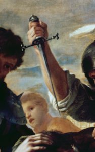 Het Feest van Absalom (detail) door Mattia Preti