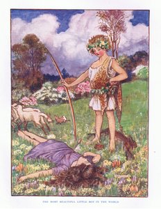 Het mooiste jongetje ter wereld, illustratie uit Lady Anns Sprookjes, 1914