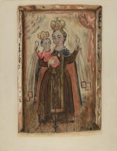 Retablo (Onze Lieve Vrouw van Carmel) door Maude Valle