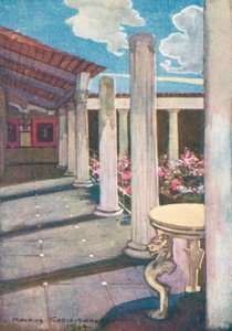 La Casa Dei Vettii, Pompeii (kleurenlitho)