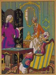 Illustratie voor Histoire de Manon Lescaut door Maurice Berty