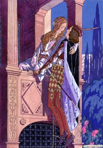 Romeo en Julia, ca. 1930 (illustratie)