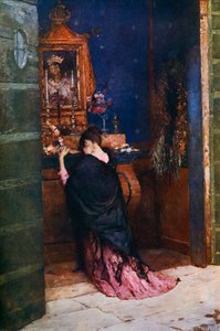 Een Gebed tot de Madonna, circa 1877-1912