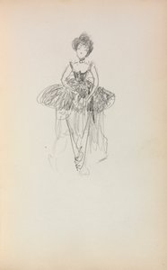 Italiaans Schetsboek: Ballerina pagina 231, 1898-1899