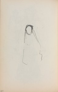 Italiaans schetsboek: Figuur pagina 124, 1898-1899 door Maurice Brazil Prendergast