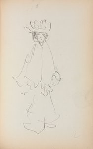 Italiaans Schetsboek: Staande Vrouw pagina 147, 1898-1899