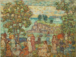 Landschap (Strandscène)