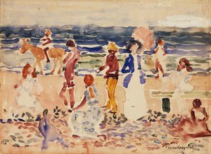 Op het strand, ca. 1920-23