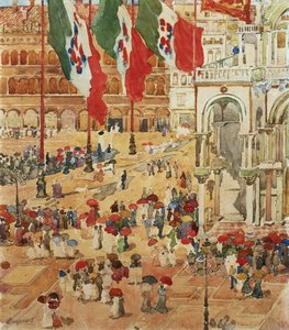 Het Piazza van San Marco, Venetië