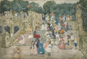 De Terrasbrug, Central Park, 1901