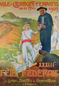 Fete Federale poster, mei 1907