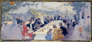 Het bruiloftsfeest door Maurice Chabas