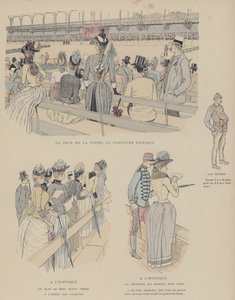 Illustratie voor Paris Brillant door Maurice Charles Mathieu Bonvoisin