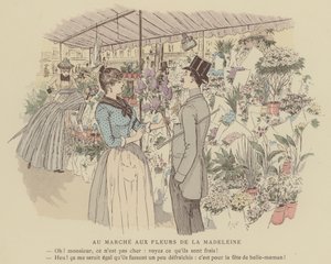 Illustratie voor Paris Brillant door Maurice Charles Mathieu Bonvoisin