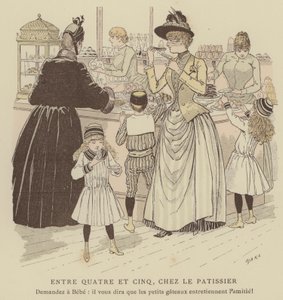 Illustratie voor Paris Brillant door Maurice Charles Mathieu Bonvoisin