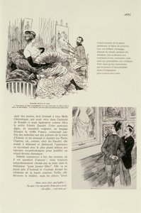 Eerste zitting voor een portret, 1895 door Maurice Charles Mathieu Bonvoisin