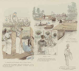 Illustratie voor La Vie De Londres door Mars
