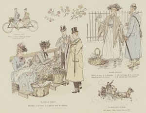 Illustratie voor La Vie De Londres door Mars door Maurice Charles Mathieu Bonvoisin