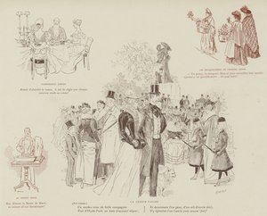 Illustratie voor La Vie De Londres door Mars door Maurice Charles Mathieu Bonvoisin