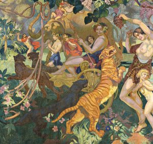 Le Bacchanale du Tigre Royal door Maurice Denis