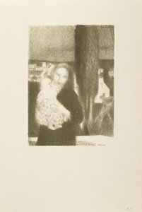 Moeder en Kind Onder een Cipres door Maurice Denis