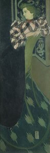 Portret van Madame Ranson in groen, 1893 door Maurice Denis