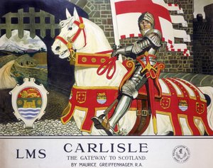 "Carlisle: De poort naar Schotland", LMS-poster