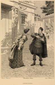 Amphitryon door Moliere door Maurice Leloir