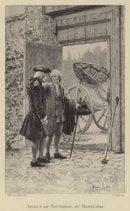 Afscheid van Rousseau van de Maarschalk door Maurice Leloir