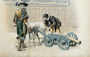 Geschiedenis van Frankrijk: Hoewel hij meerderjarig verklaard is, blijft Lodewijk XIII zijn kinderspelen spelen met zijn favoriet Charles d