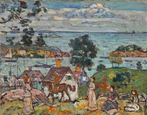 Haven van Gloucester door Maurice Prendergast