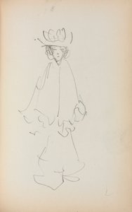Italiaans schetsboek: Staande vrouw (pagina 147)