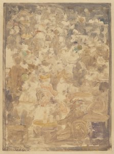 Buitencafé Scène door Maurice Brazil Prendergast
