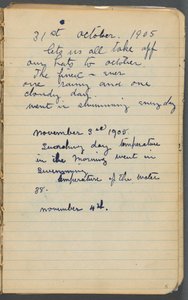 Schetsboek, pagina 005: Aantekeningen